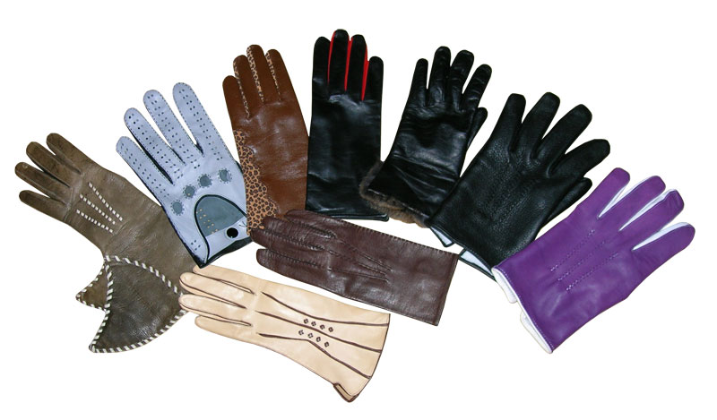 Lederhandschuhe Handarbeit in Lederhandschuhmacher vom